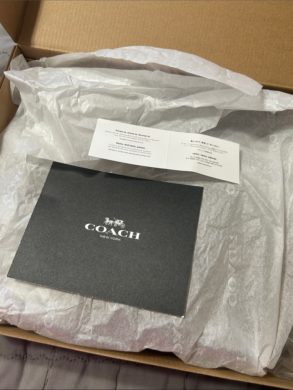 Coach Tan Suede Shearling-Trim Platform Mule - Picture 5 of 6